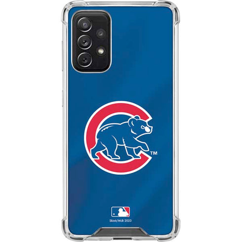 MLB Chicago Cubs Alternate/Away Jersey Galaxy A72 5G Clear Case